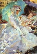 John Singer Sargent Reading oil painting artist